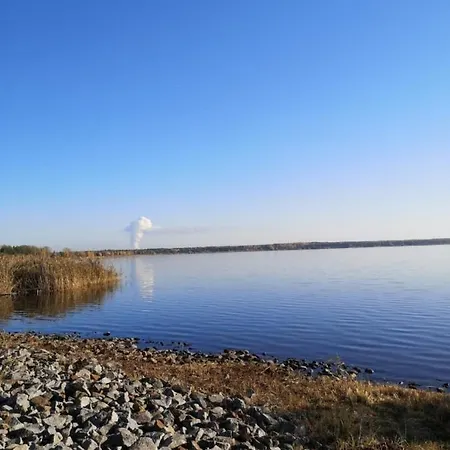 Blick zum See Laasow Exterior foto